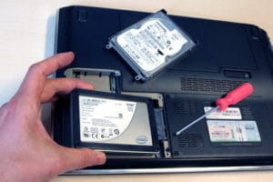 Remplacement d'un disque dur par un SSD