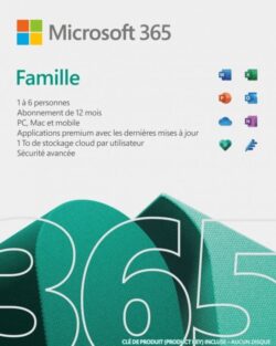 Microsoft Office 365 Famille (6 utilisateurs)