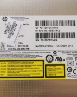 Lecteur / graveur DVD pour Ordinateur Portable HP G7-2244SF – Image 3