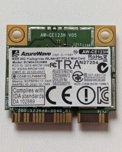 Carte wifi pour ordinateur portable - AzureWave (AWCE123H - BCM94352HMB)