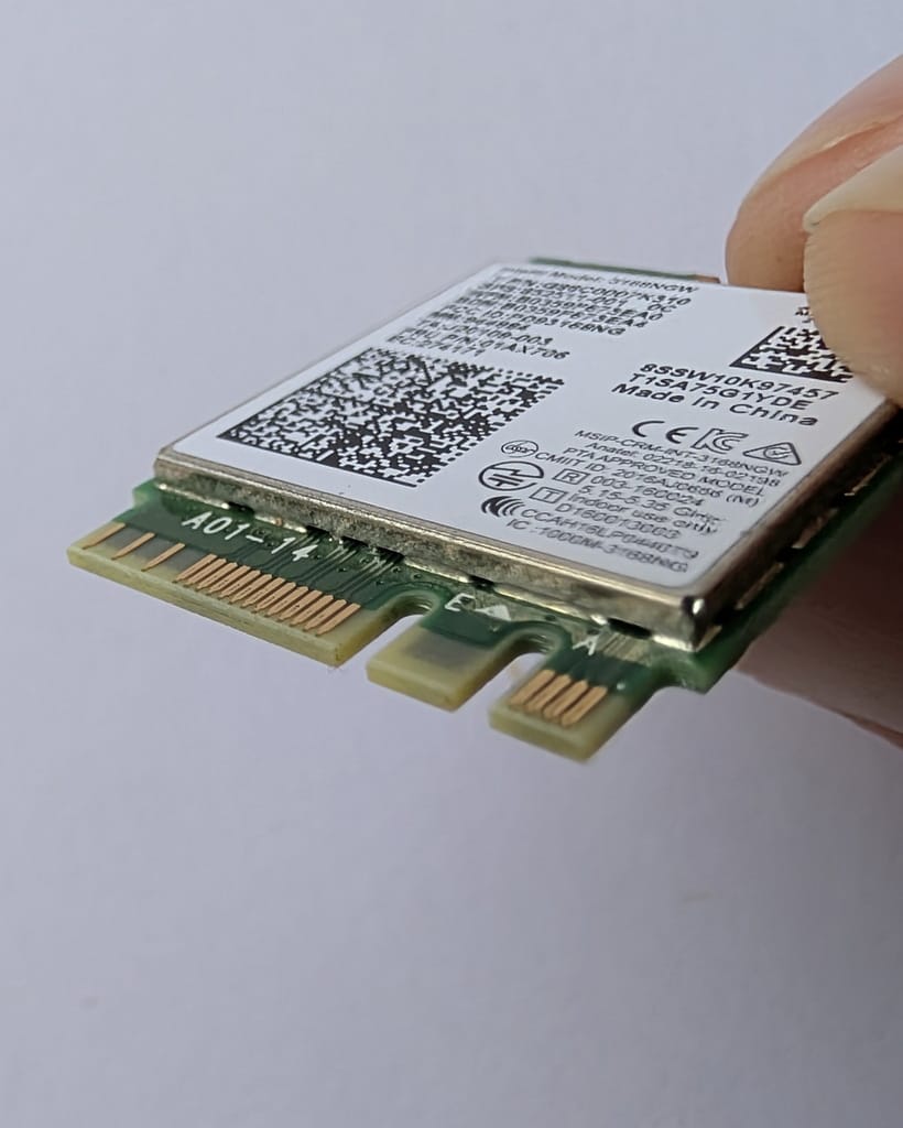 Carte Wifi Intel 3168NGW pour ordinateur portable HP, ACER, LENOVO, ASUS... – Image 3