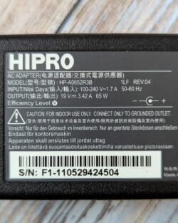 Adaptateur secteur pour ordinateur portable ACER (65 Watts) | Hipro HP-A0652R3B – Image 4
