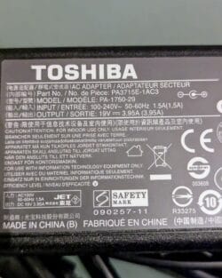 Chargeur alimentation pour ordinateur portable Toshiba 19V (PA-1750-29) – Image 4