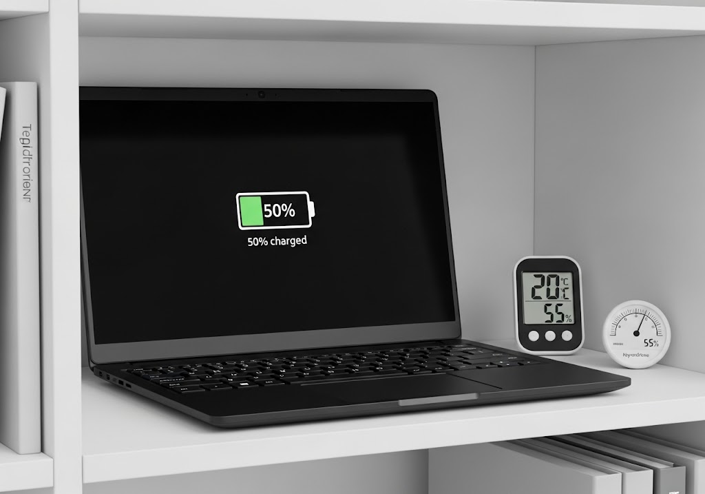 PC stocké en toute sécurité pour préserver sa batterie