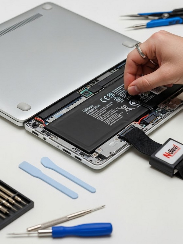 Batterie d'ordinateur remplacé par un particulier
