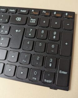 Clavier Lenovo G50-70, Français (AZERTY), colori noir (référence T6G1-FR) – Image 3