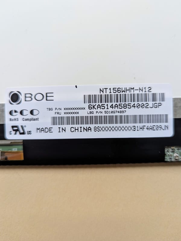 Dalle LENOVO G50-70, écran 15,6" 1366x768 avec fixations | BOE NT156WHM-N12 – Image 4