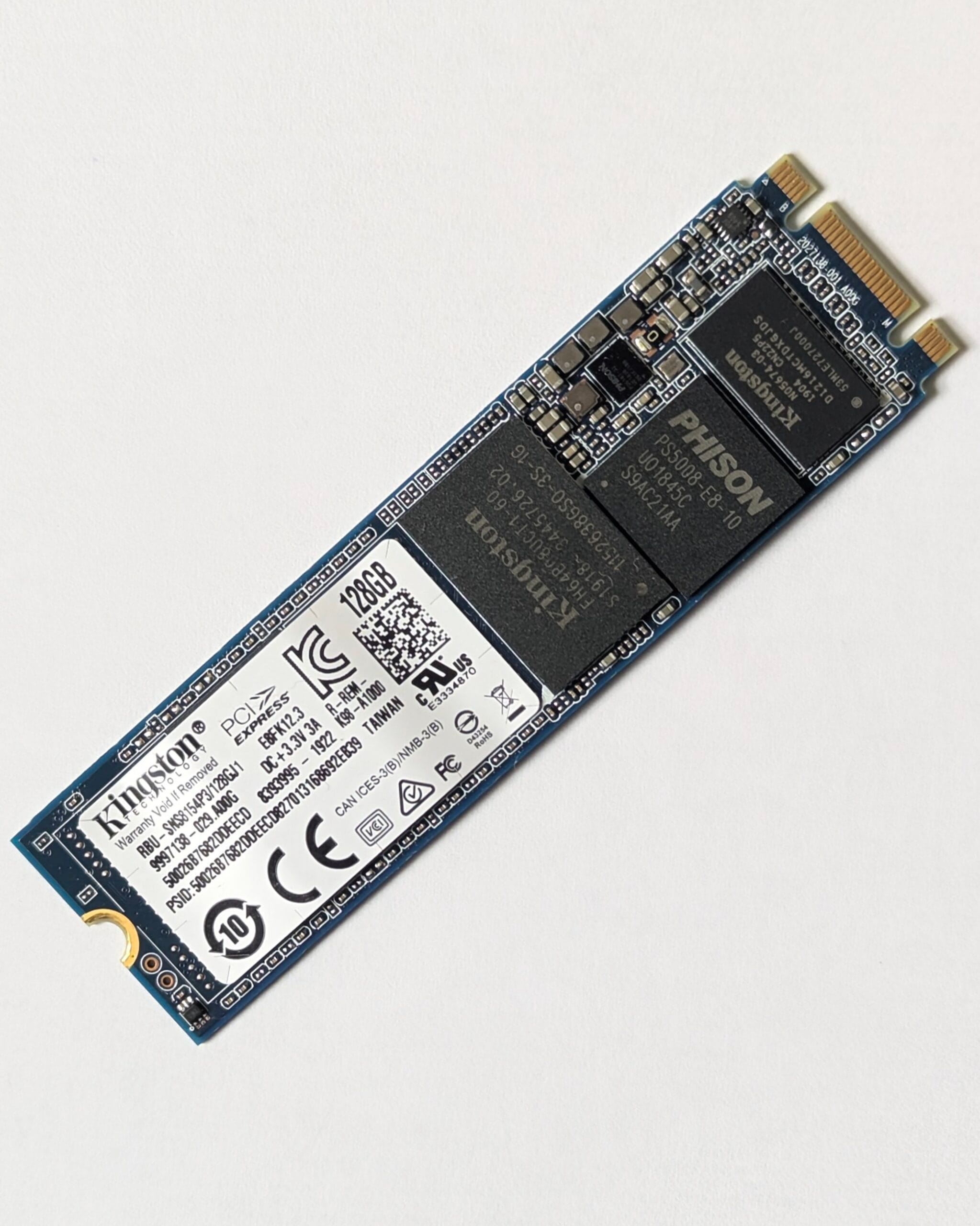 SSD Kingston M2 2280 Nvme 128Go
