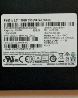 SSD Samsung 128 Go SATA III 2.5" | Samsung PM871b – Image 2