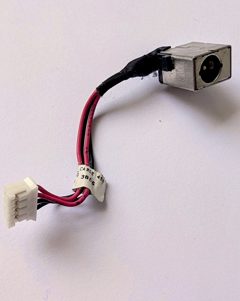 Connecteur d'alimentation pour ordinateur portable ACER ASPIRE ES1 series, composant vue de haut