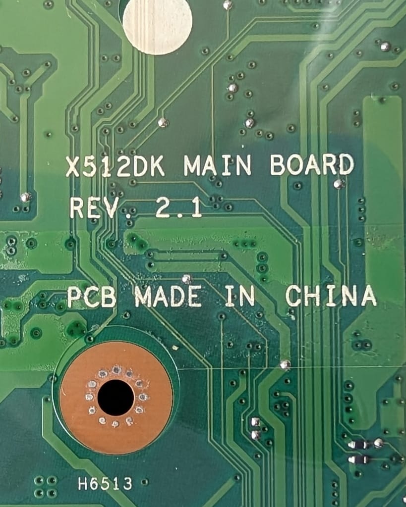Carte Mère Asus Vivobook M712 M712D X712DA Ryzen 7 3700U - 4Go RAM (60NB0PI0-MB1300) – Image 5