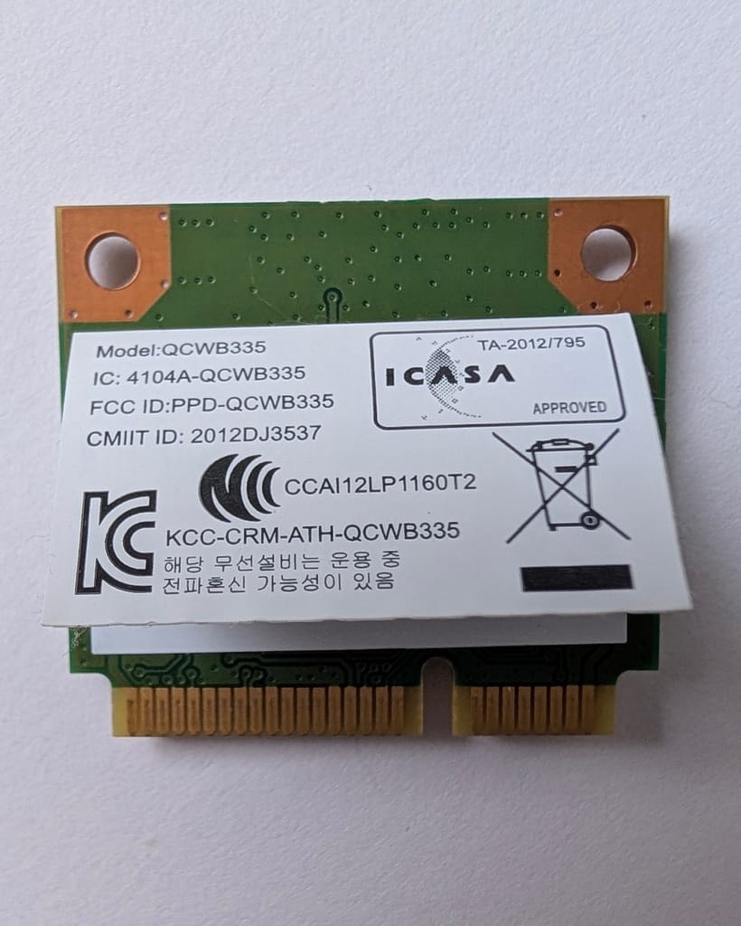 Carte Wifi pour ordinateur portable ASUS X550 X551M X555L & ACER Aspire E5-571 | QCWB335 – Image 2