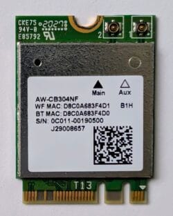 Carte Wifi M.2 Bluetooth Realtek RTL8821CE AzureWave AW-CB304NF d'occasion pour PC portable Acer Aspire A315 A515 Swift 3