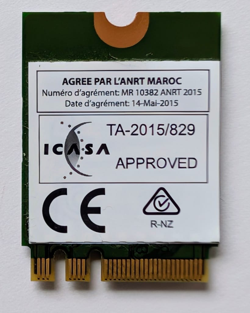 Carte Wifi M.2 pour PC portable LENOVO Ideapad 320 330 510 & ThinkPad | FRU 01AX713 – Image 2