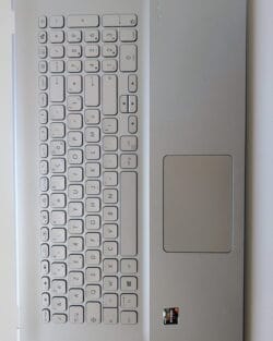 Clavier AZERTY français couleur argent avec touchpad pour Asus VivoBook 17 M712