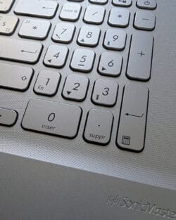 Clavier AZERTY Asus VivoBook 17 M712 X712 avec Topcase (13N1-7GA0121) + Touchpad – Image 3
