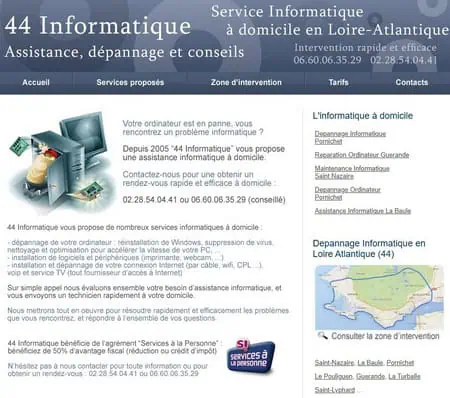 44 Informatique : des dépanneurs informatiques à Pornichet.