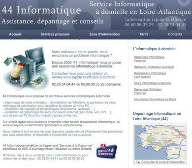 44 Informatique : des dépanneurs informatiques à Pornichet.