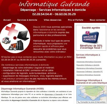 Dépanneurs Informatiques à Guérande : réparation de votre ordinateur à domicile.