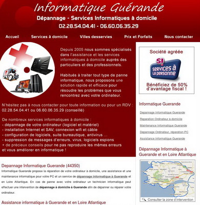 Dépanneurs Informatiques à Guérande : réparation de votre ordinateur à domicile.